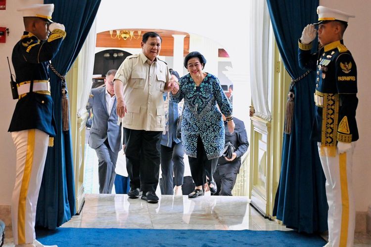 Bertakziah & Silaturahmi, Prabowo–Megawati Tegaskan: Tetap Seperti Keluarga