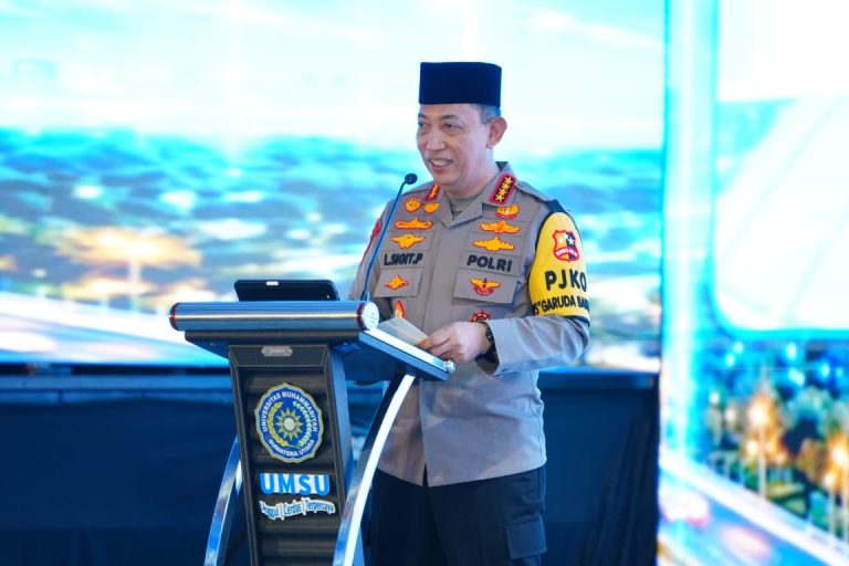 Kapolri di Hadapan 6.027 Mahasiswa Baru UMSU: Kualitas Kalian Penentu Indonesia Emas 2045