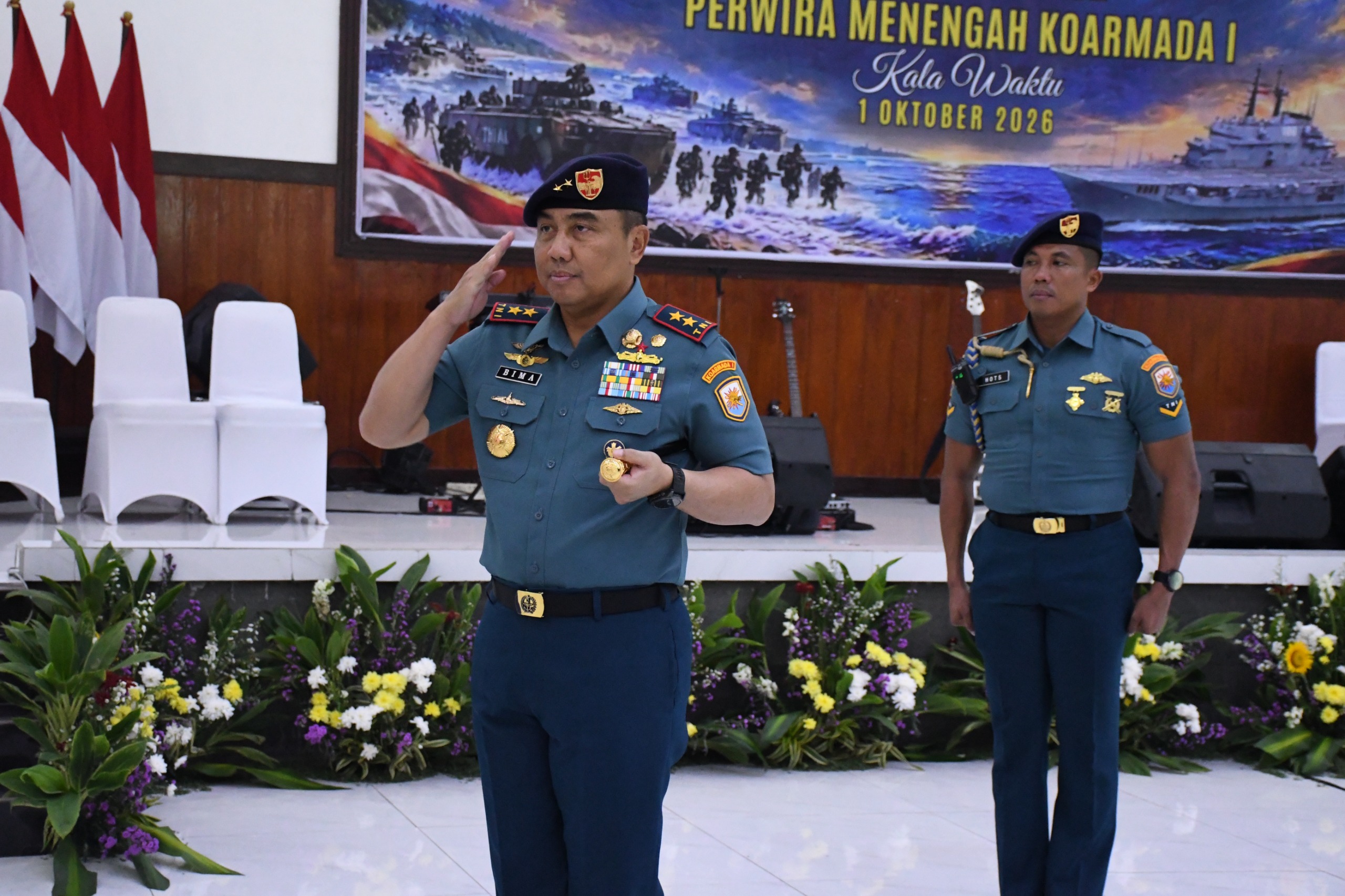 Pangkoarmada I Lantik 47 Perwira Menengah, Kenaikan Pangkat Jadi Amanah Pengabdian