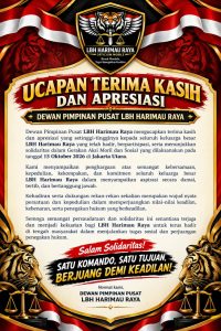 Solidaritas Menggema! LBH Harimau Raya Tegaskan Komitmen Perjuangan Keadilan