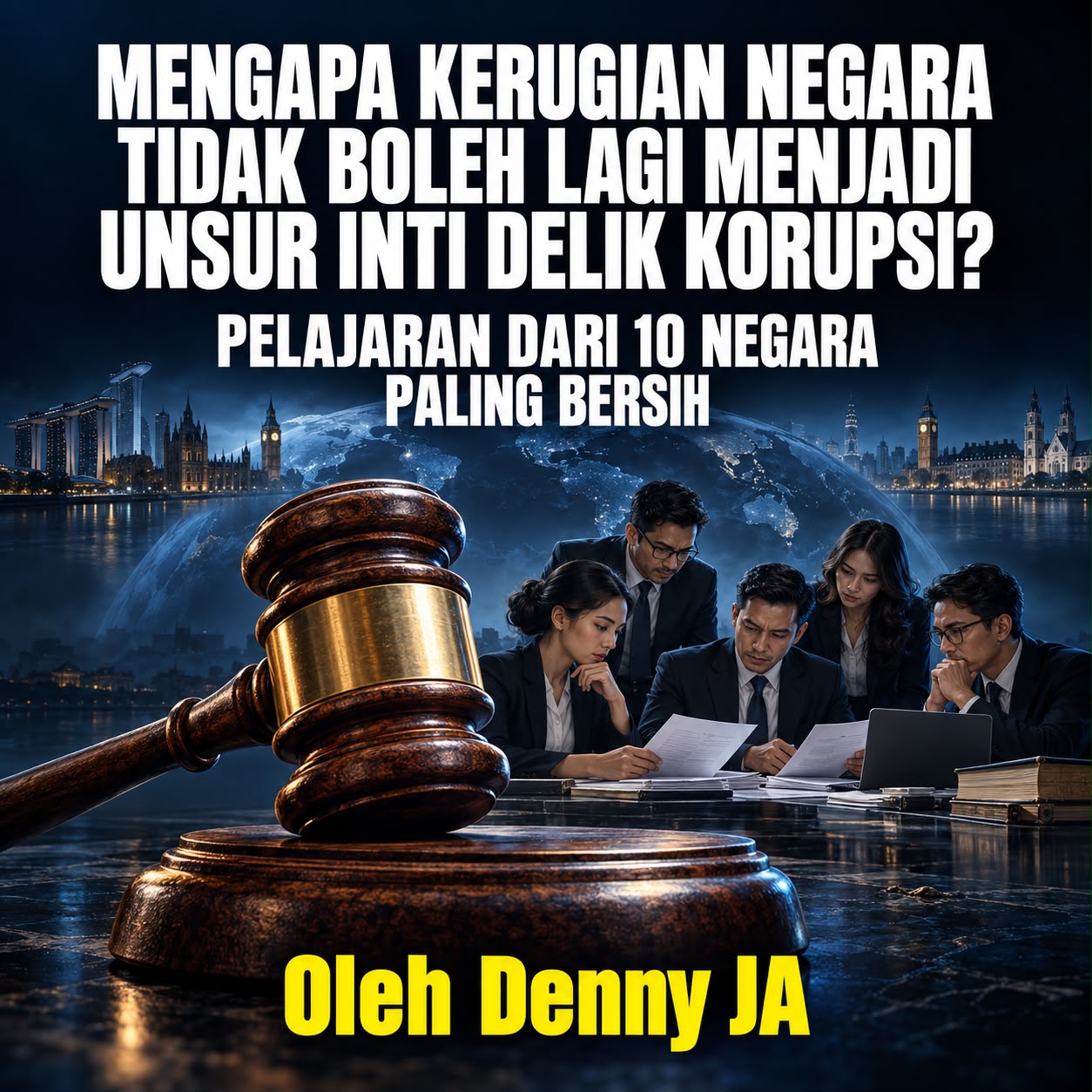 Kerugian negara bukan otomatis korupsi, Denny JA ajukan reformasi batas hukum bisnis
