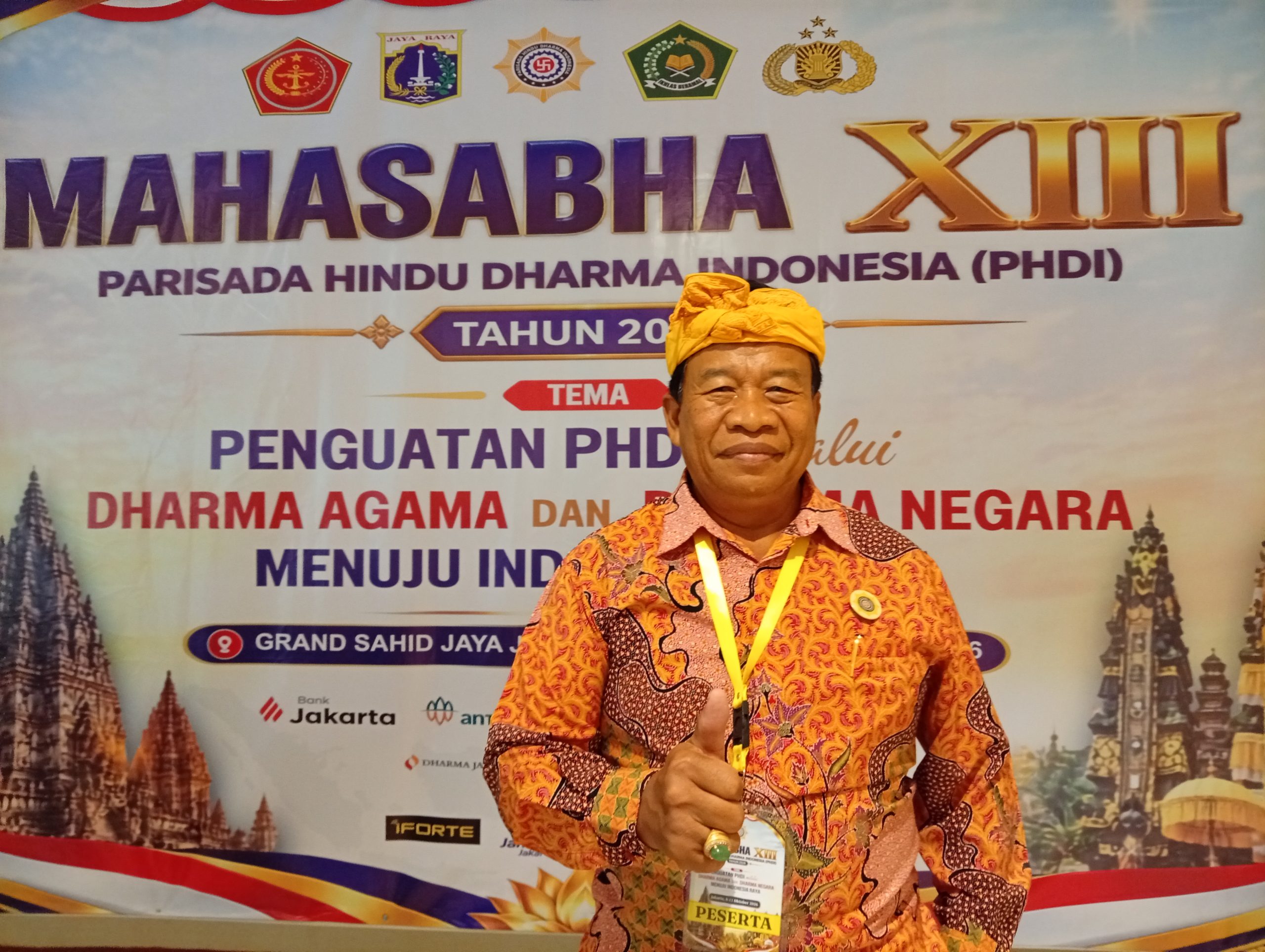 Dr. Drs. I Made Pande Cakra, M.Si: Mahasabha XIII Perkuat Dharma Agama dan Dharma Negarara